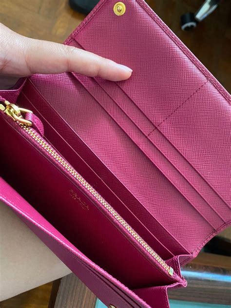 pink prada card wallet|prada wallet pink ribbon.